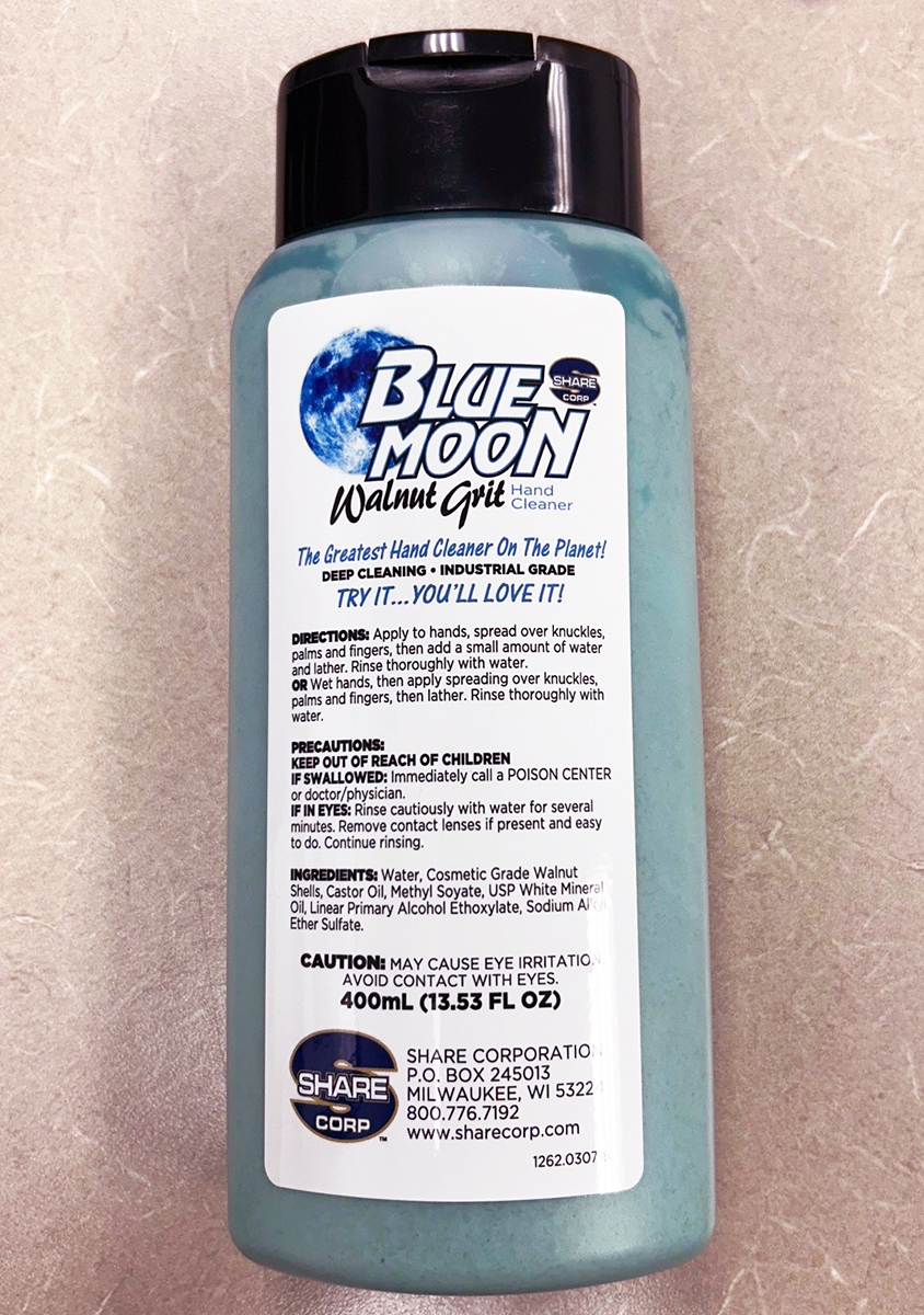 BLUE MOON (Walnut Grit Hand Cleaner) | Share Corp